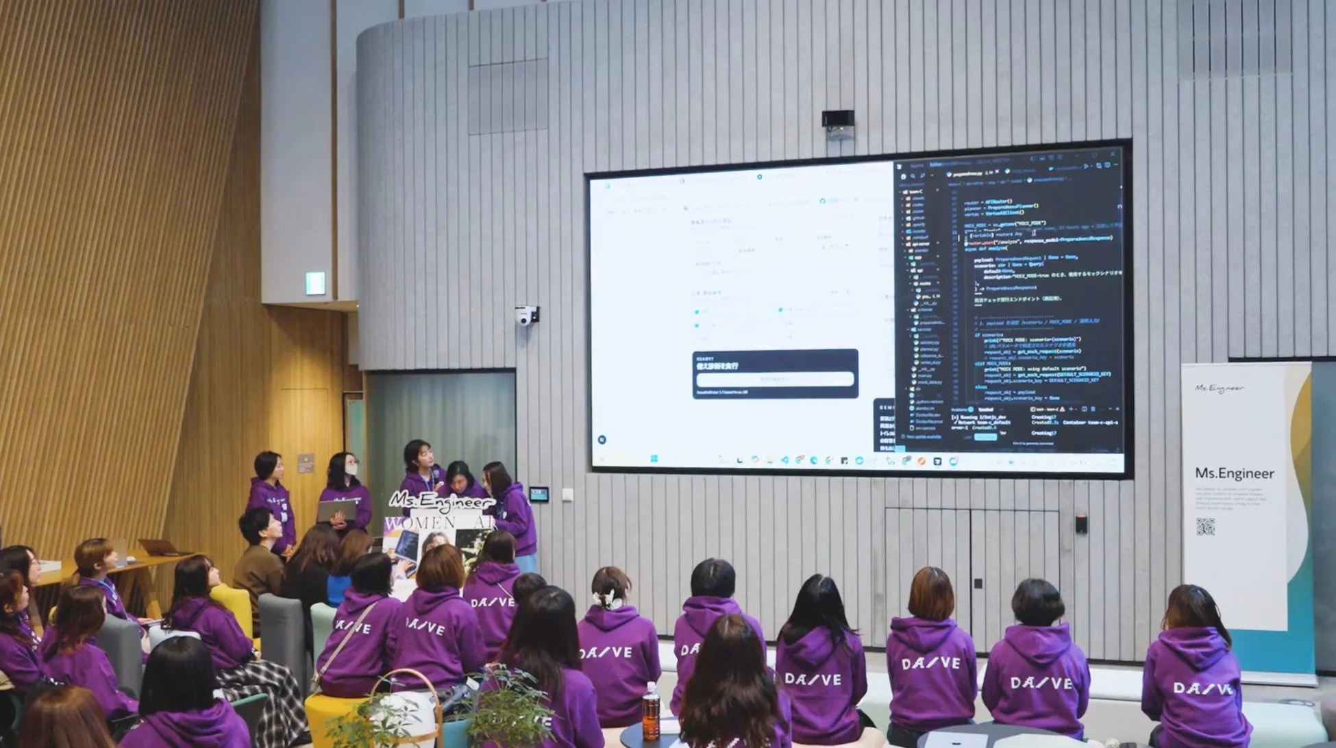 AIを活用したプロジェクト開発の様子