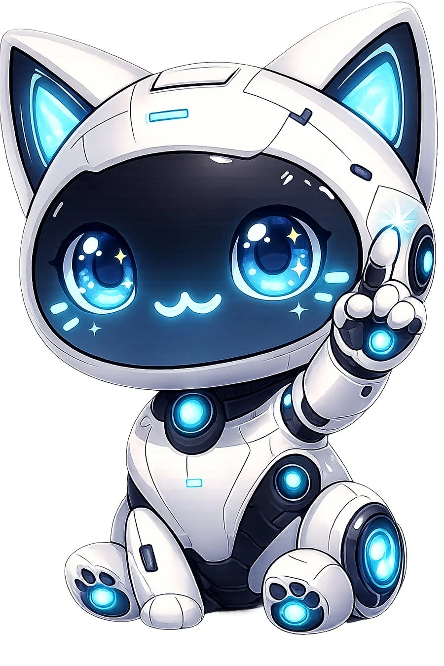 キュートなネコ型ロボット